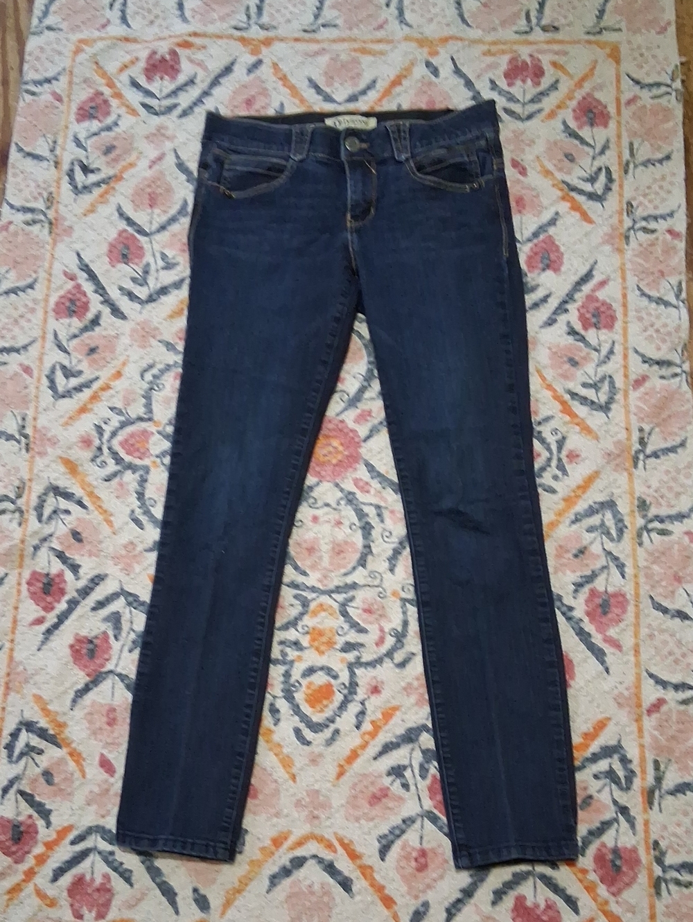 Dark Indigo Women’s Skinny Jeans With Booty Lift